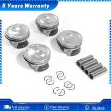 4x Engine Pistons & Rings Set