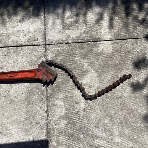 Ridgid 24chain pipe - pipe, wrench