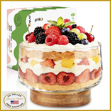 Prikoi 155oz Large Trifle Bowl