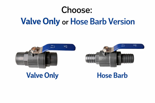 Thread hose barb inline - thread, &