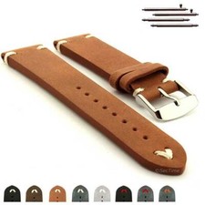 Genuine Leather Vintage Retro Style Watch Strap Band 18 20 22 24 Blacksmith MM