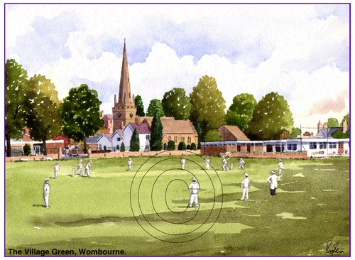 Wombourne village cricket - village,