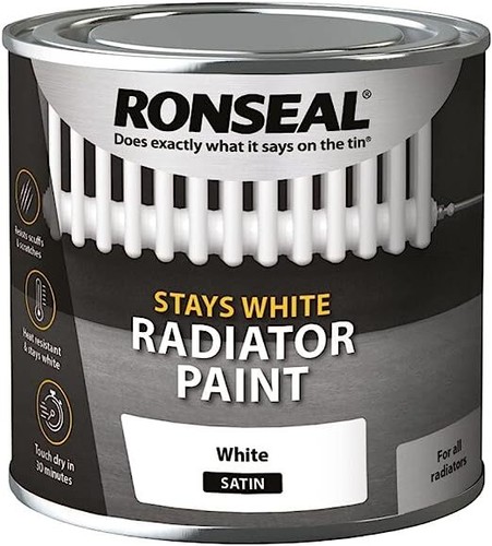 Ronseal stays white radiator - stays,