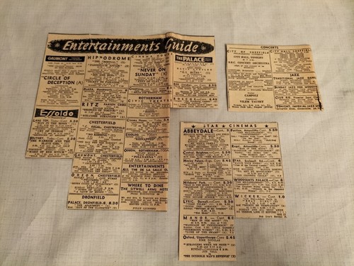 1961 feb sheffield cinema - cinema, ads