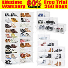 6 8 9 12 Tier Wooden Shoe Rack