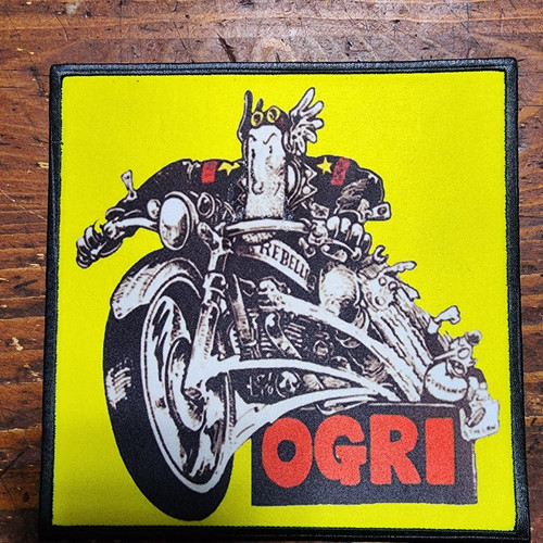 Ogri biker patch - sew, or