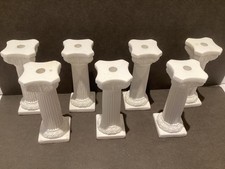 X7 Vintage Plaster Wedding Cake Pillars