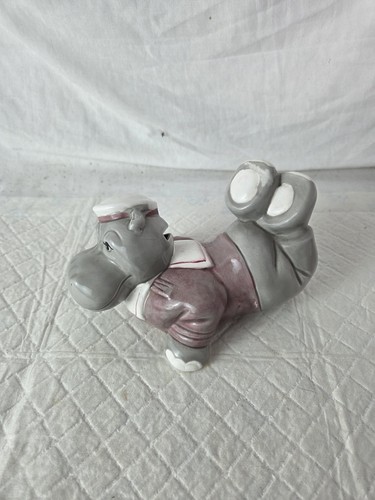 Vintage hippo money - hippo, box