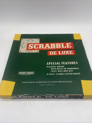 Scrabble deluxe spear 1973 - w,