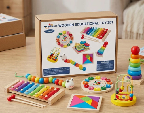 Pcs wooden montessori - pcs,