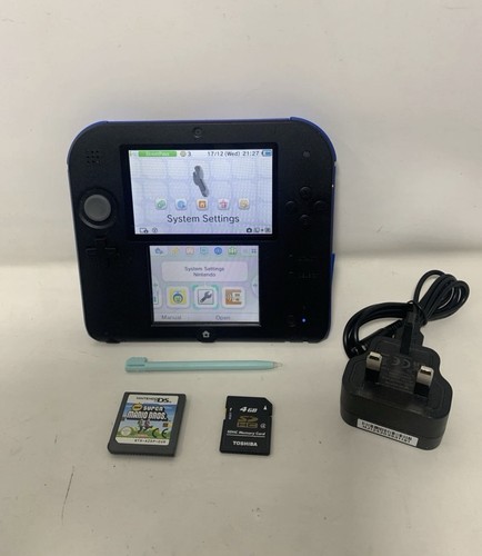 Nintendo 2ds black and blue - nintendo,