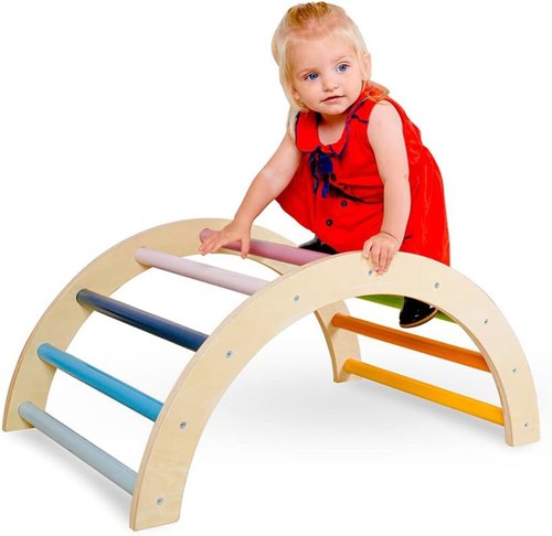 Wooden arched climbing - arched,