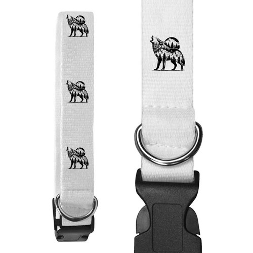 Mountain wolf dog collars - 'mountain,
