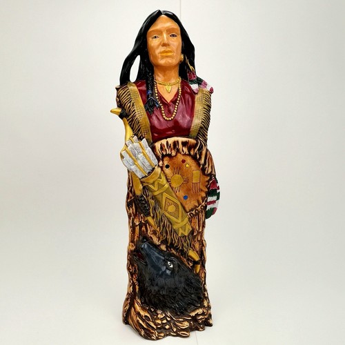 Native american warrior statue - warrior,