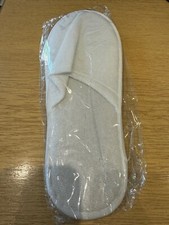 Hotel Slippers Spa Guest Disposable Closed Toe Terry Style Travel Holiday