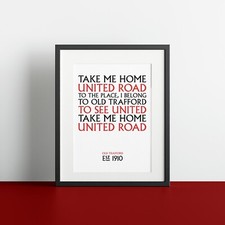 Manchester United Print Old