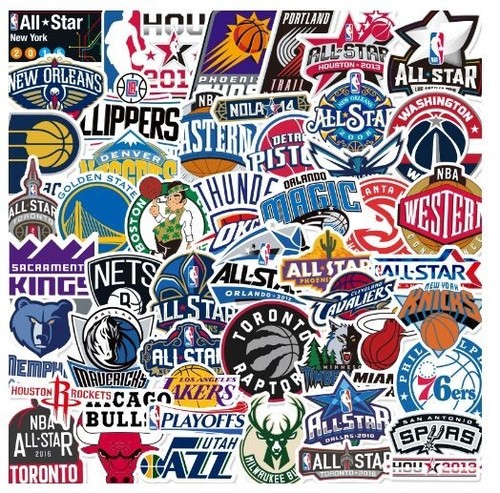 Nba basketball stickers - 50, x