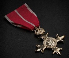 Full Size Replica OBE Medal. Military Award/Ribbon. Order of the British Empire