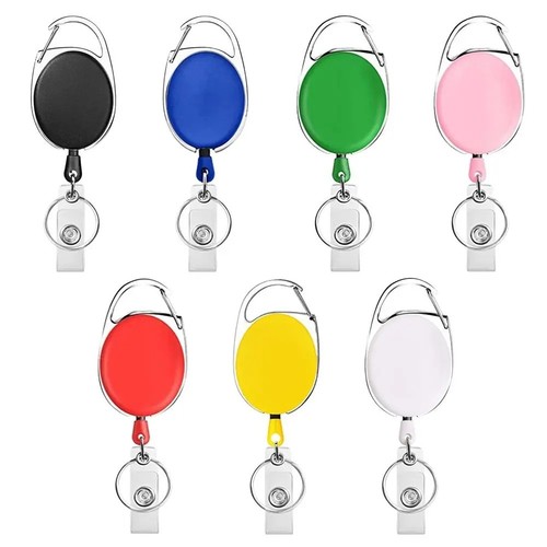 Retractable key chain card - retractable,