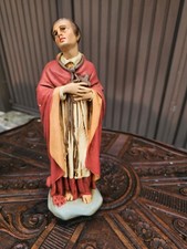 Vintage chalkware Statue Saint