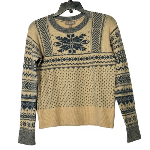 Crew fair isle snowflake - j.,
