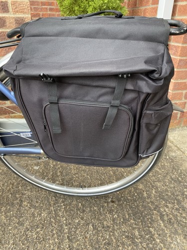 Black waterproof cycle - black, pannier