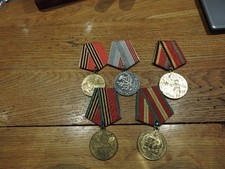 RUSSIAN Collection/Joblot Of Soviet USSR Medals (5)