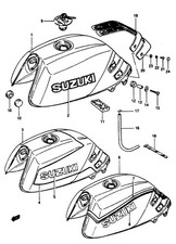 Suzuki Genuine Rear Cushion