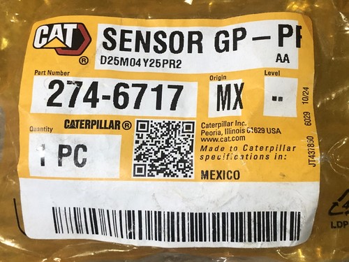 Caterpillar 274 6717 pressure - caterpillar, 274-6717