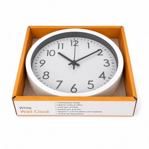 Wall clock quartz - quartz, minimal