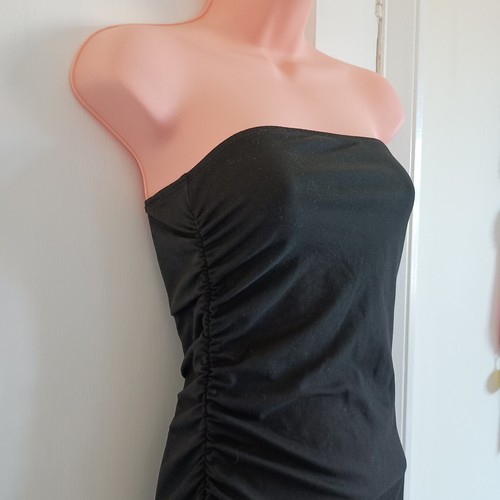 Black strapless dress beach - strapless,