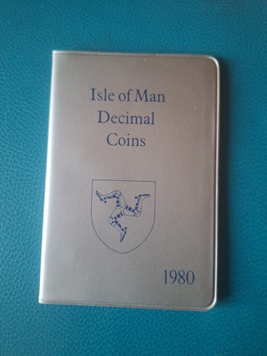 1980 isle man decimal coins - 1980,