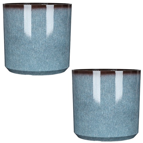 Garden gear blue glazed - garden,