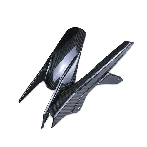 Carbon fibre rear hugger - fibre,