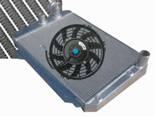 Aluminum Radiator+Fan For 1939