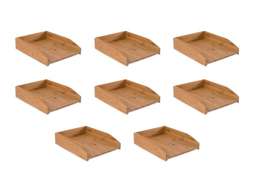 Osco bamboo letter tray 8 - bamboo, |
