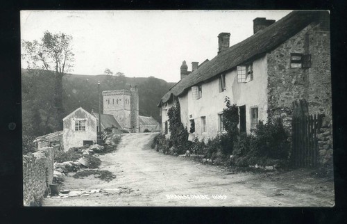 Branscombe devon village view - branscombe,