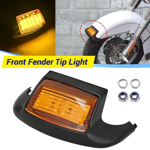 Black amber front fender - black, +