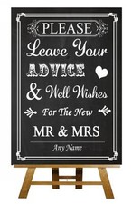 Chalkboard Guest Book Wish