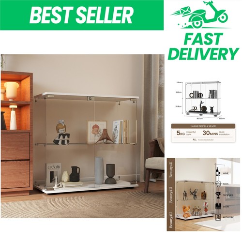 Beauty4u shelf double door - 2-shelf,