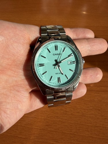 Casio tiffany blue - casio,