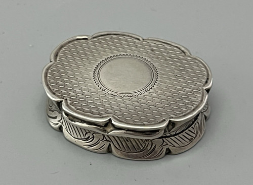 Victorian silver vinaigrette - victorian,