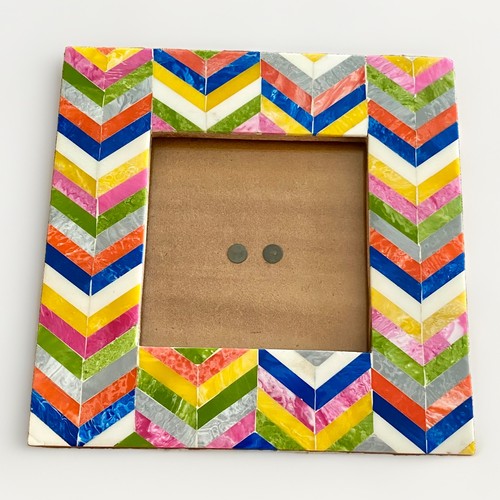 Vintage bone inlay geometric - bone,