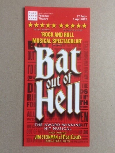 Bat out hell the - out, of