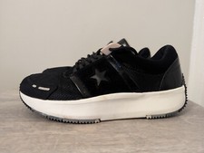 Converse Run Star Ox Low Top Shoes Vintage Black 163311C UK Size 6.5 