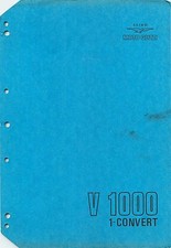 Moto Guzzi parts manual book V