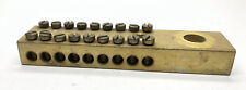 Solid Brass 9-Way Earth Neutral Bar Block Rail Strip Connector Terminal 16mm