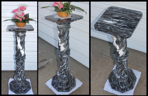 Antique black white solid - black,