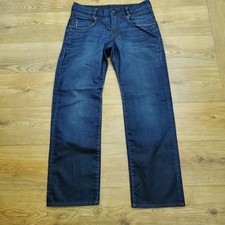 G Star New Radar Low Jeans Mens W34 L32 Blue Loose Fit Straight Leg Denim