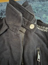 Superdry black coat slim fit